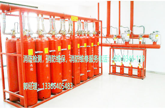 有管網(wǎng)氣體滅火系統(tǒng)安裝